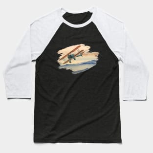 Vintage plane splash Baseball T-Shirt